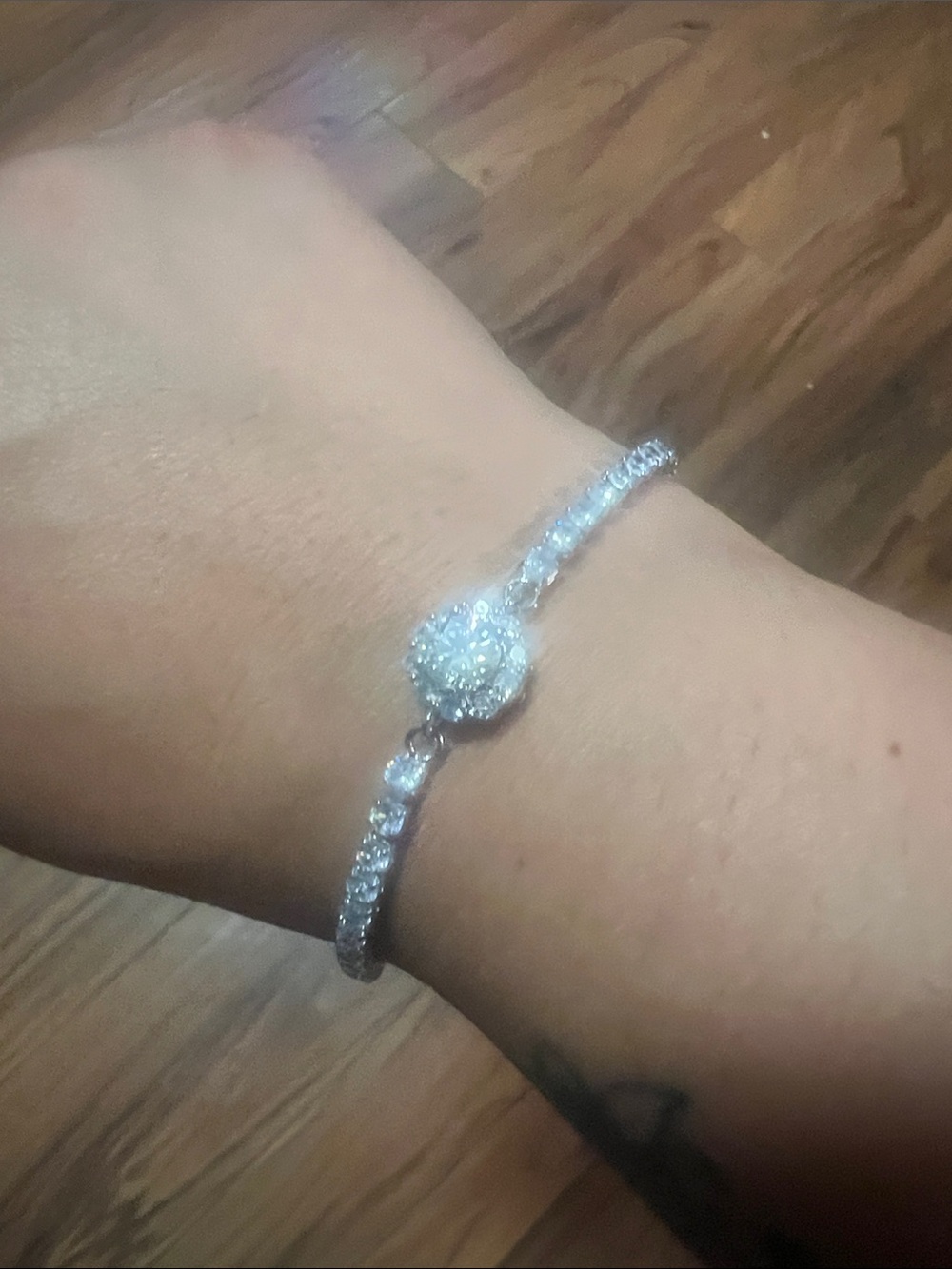 18k White Gold Plated Moissanite 1.0 carat